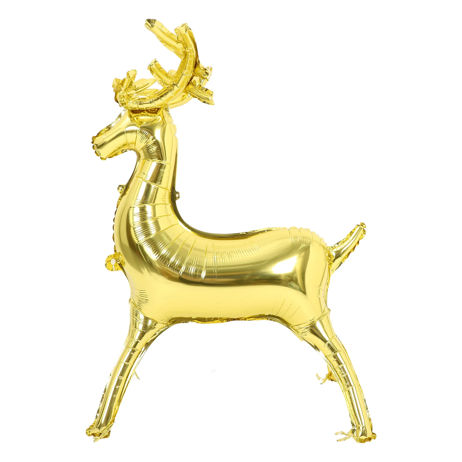 

Large Xmas Reindeer Balloon Inflatable Standing Elk Christmas Decoration Foil Animal Balloon Party Ornament Inflatable Deer