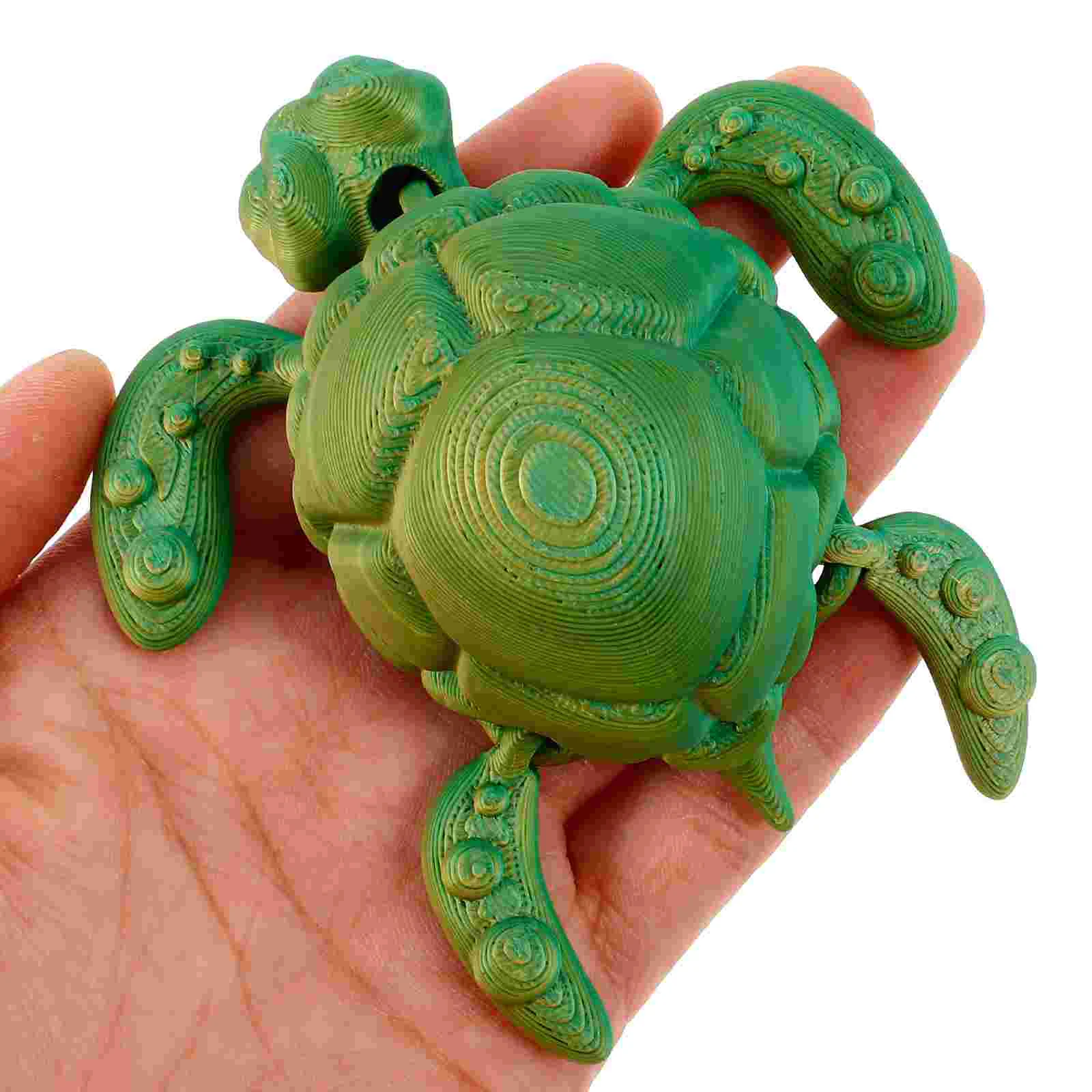 3D Turtle Model Toys Simulation Adornment Artificial Ornament Ocean Statue Figure Small Decoration Plastic Fake