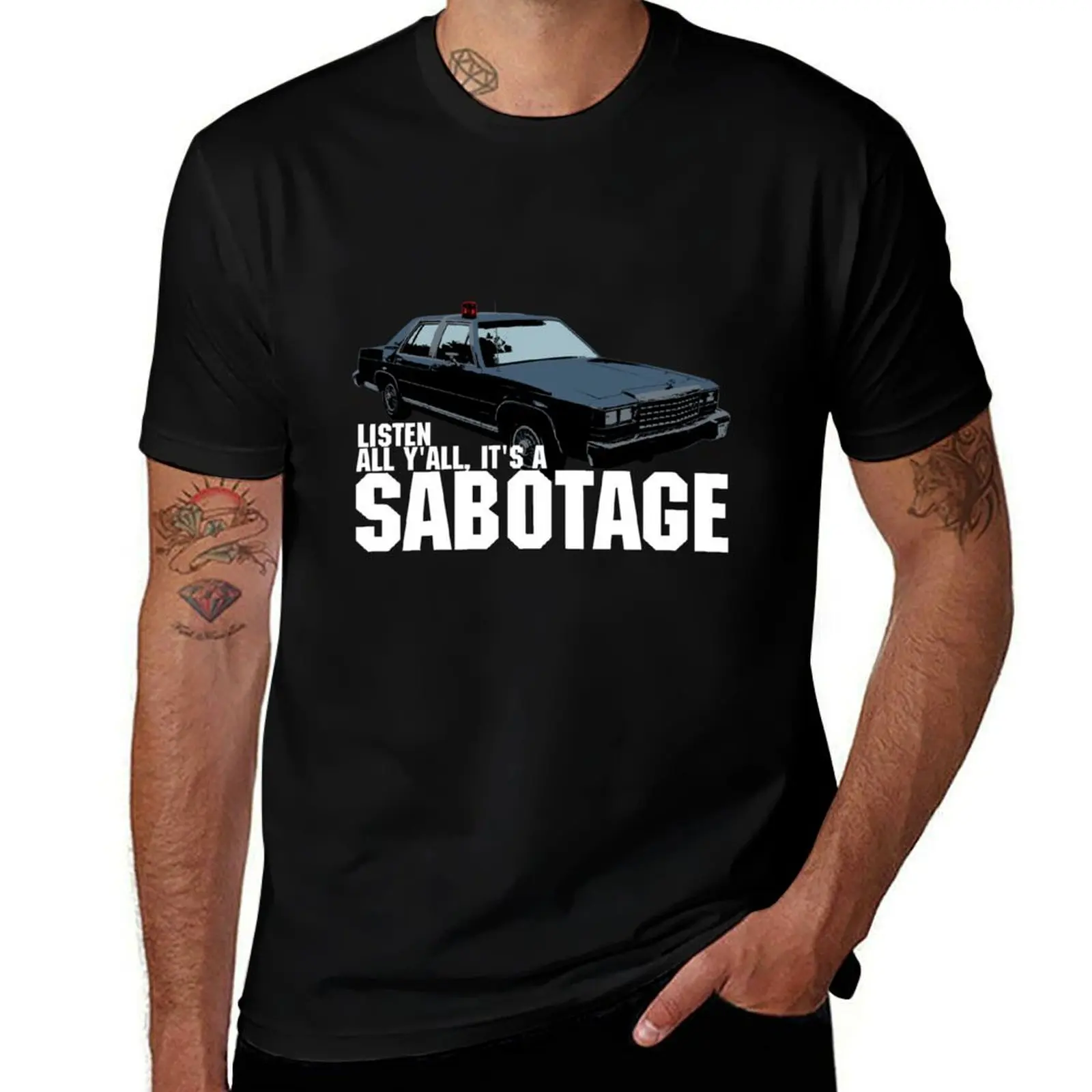 Sabotage Beastie Boys Car Tshirt T-Shirt luxury designer plus size tops mens graphic t-shirts hip hop