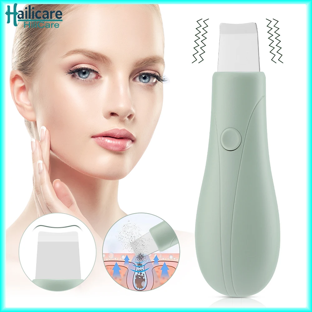 

Skin Scrubber Blackhead Remover Pore Cleaner Facial Shovel Cleanser Vibration Face Skin Scrubber Deep Peeling Clean Skin Care