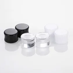2Pcs Ear Plugs Tunnels Acrylic Piercing Double Flared Ear Gauges Ear Expanders White Black Ear Dilation Stretcher Jewelry