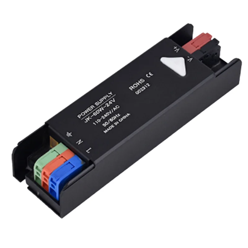 

AC 110V 220V To DC 12V 24V Switching Power Supply Adapter 60W Ultra Thin Lighting Transformer Smart Driver A62X