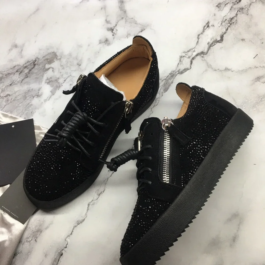 New Fashion Casual Sneakers for Men Brand Designer Women Tennis shoes Luxury Real Leather GZ Loafers Sports shoes 35-48 G0105