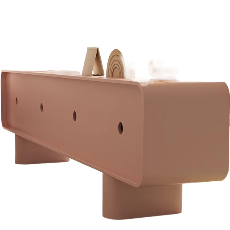 

TV cabinet, dopamine solid wood living room, household floor-to-ceiling integration, cream wind storage floor cabinet