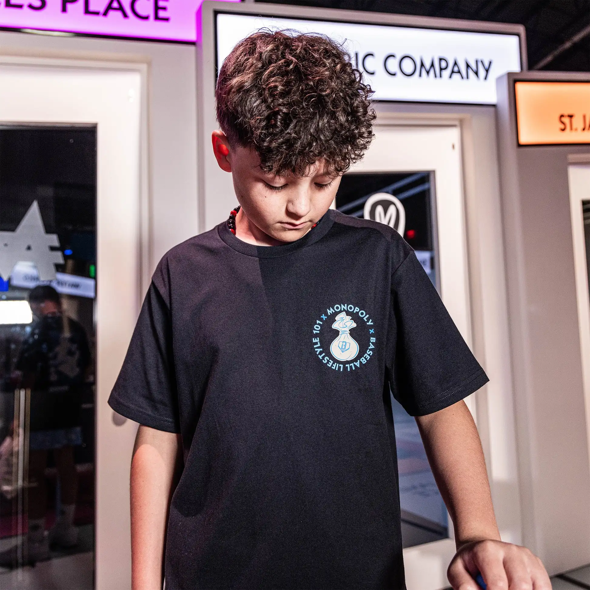 تي شيرت شبابي من Boardwalk Slugger —— نمط حياة البيسبول 101 نمط مطبوع ثلاثي الأبعاد، قميص رياضي خارجي مسامي وسريع الجفاف #2