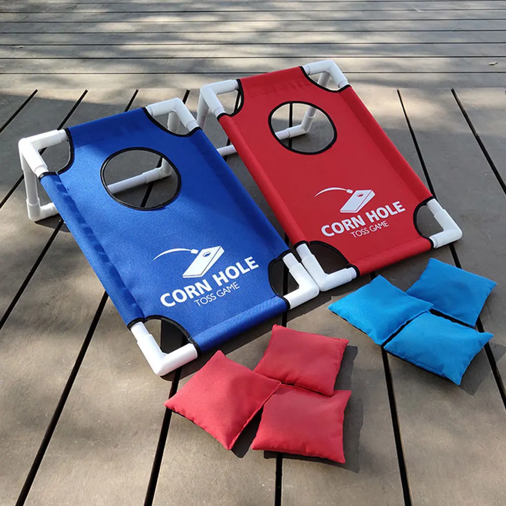 

2 Cornhole Board With 8 Cornhole Bean Bags Games Backyard Cornhole Set Tailgate Corn Toss Boards Bean Bags Lawn Yard Game