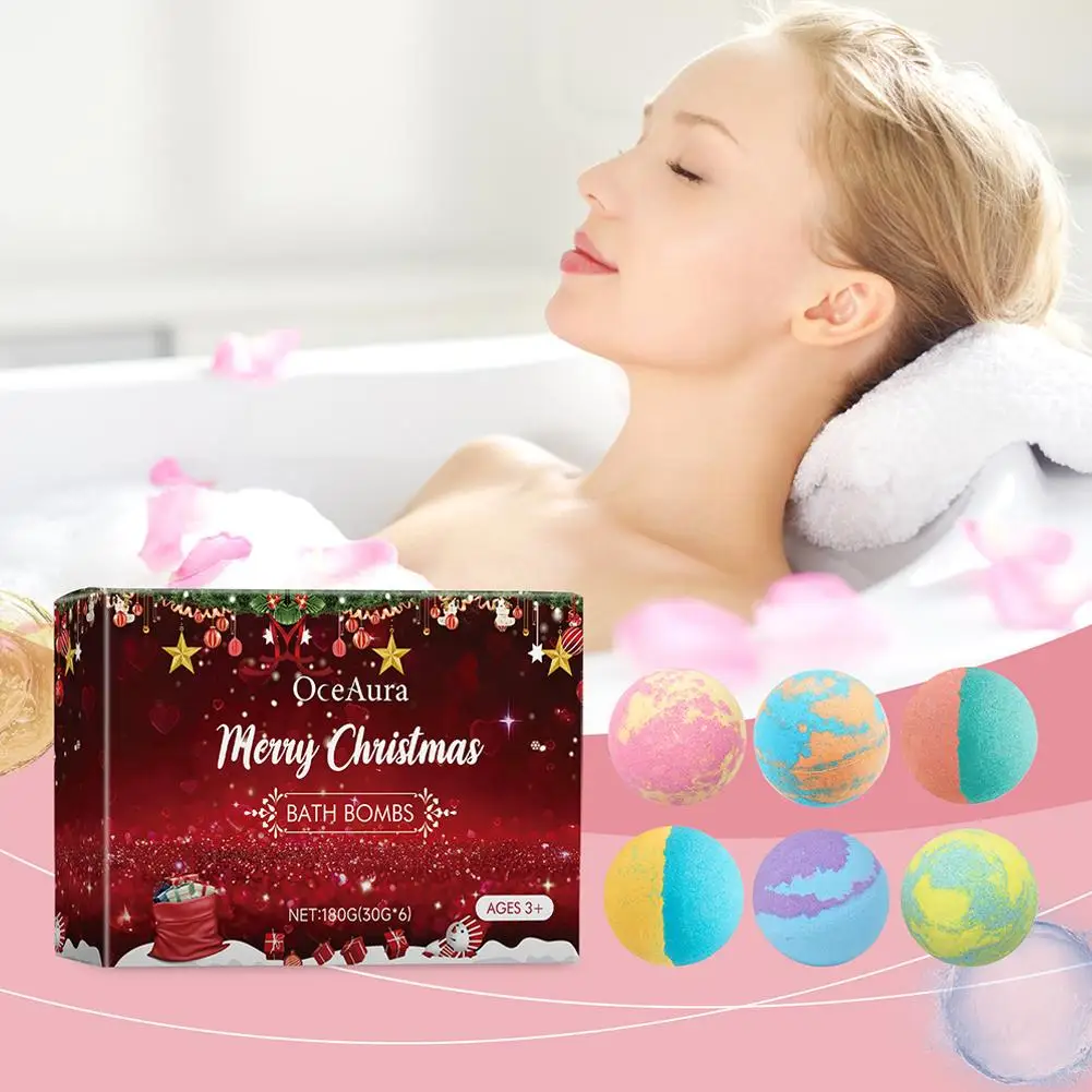 

Bubble Bath Bombs Aromatherapy Body Cleaning Exfoliating Relaxation Moisturize Stress Relief Shower Salt Balls