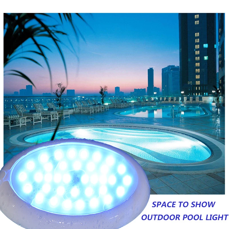 

2 Years Warranty LED Swimming Pool Light SPA Resin Filled Lamp Oval Ultra Thin Recessed SMD RGB Remote Controller AC 12V PC Anti