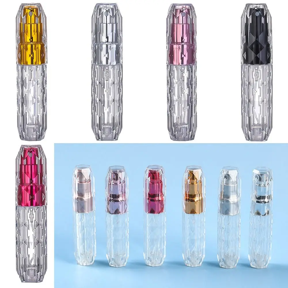 Portable Spray Bottle Crystal Bottom Perfume Atomizer Refillable Bottles Liquid Container Filling Perfume Bottle