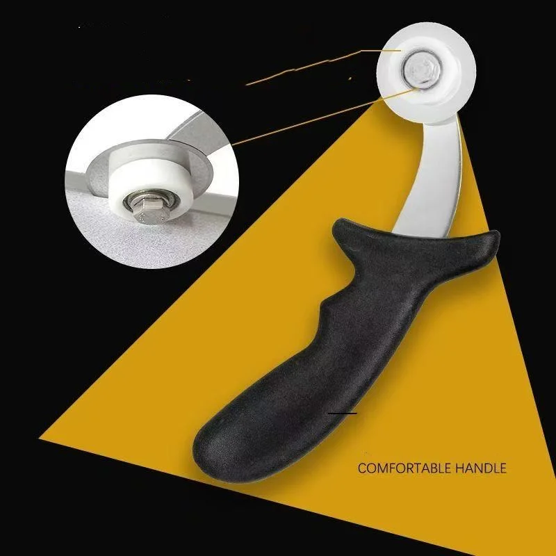 UV Soft Film Edge Crimper - Ceiling Light Box Installation Tool, Specialized Roller Cutter for Soft Film Edge Strip Clamping