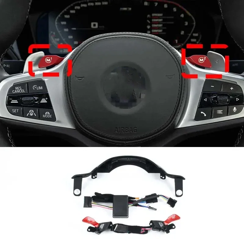 

For BMW X3 X4 X5 X6 X7 X3M X4M X5M X6M 5678 Series Steering Wheel M1 M2 Buttons Mode Switch M Sport Button Modified Accessories