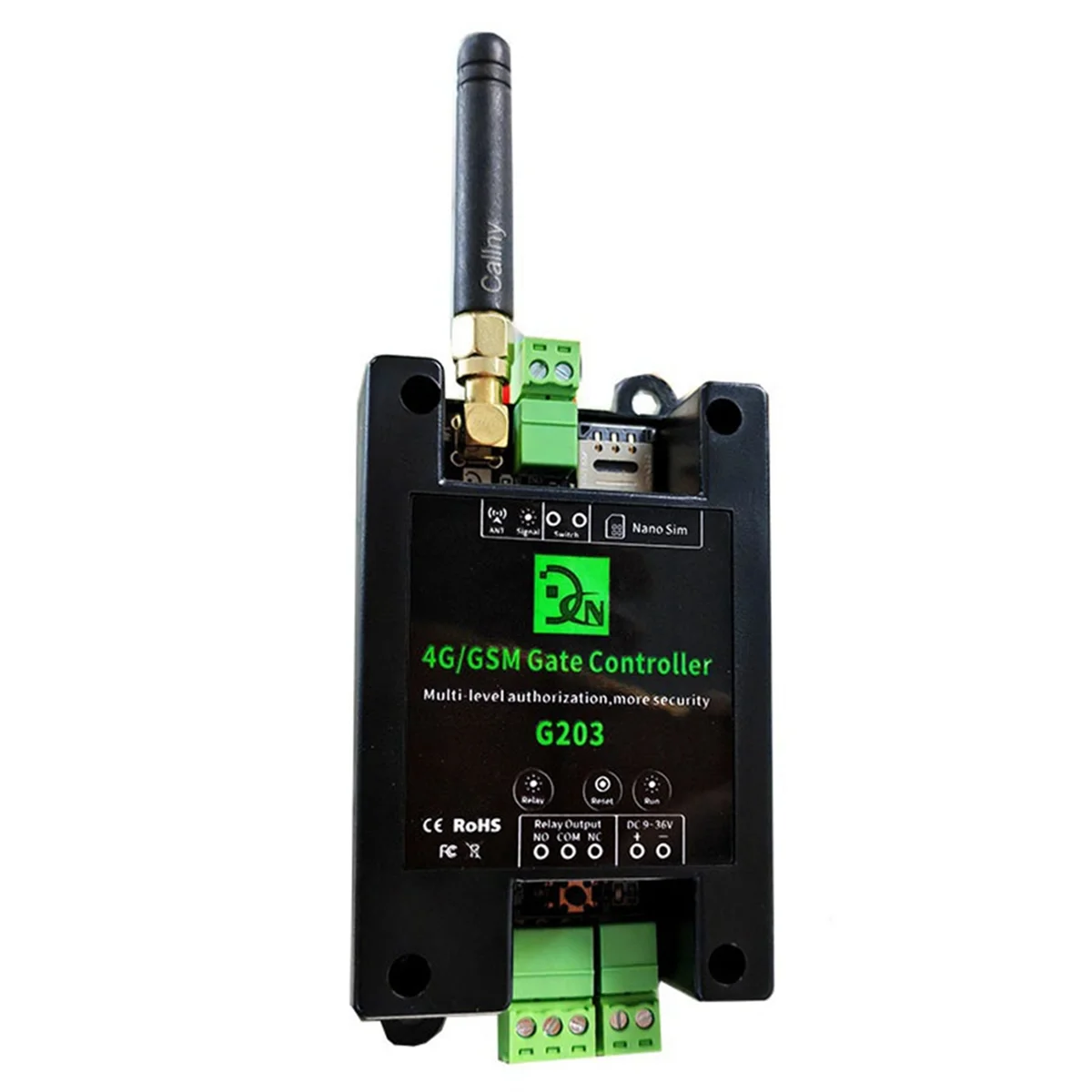 Контроллер доступа GSM 2G, пульт дистанционного управления, устройство открывания ворот, реле включения/выключения для контроля доступа, гаражная дверь, вилка европейского стандарта