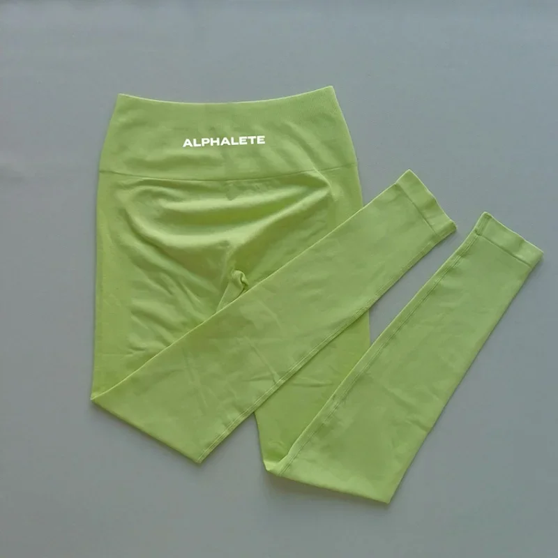 ALPHALETE عالية الخصر Airlift يغطي الرجل اليوغا السراويل النساء رياضة اليوغا بيلاتيس السراويل الضيقة عرق السراويل الضيقة عالية الخصر طماق