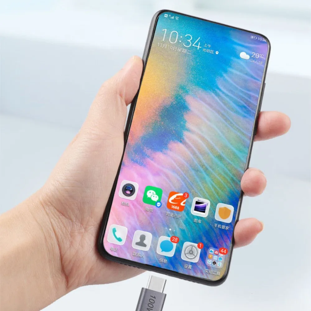 YOCPONO PD Quick Charge Cable 100W Data Cable USB3.1Gen2 Video 4K HD 10GBPS With E-MAEK Chip 5A