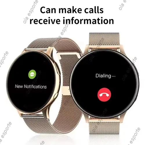 Imagen 2 del producto 2025 nuevas mujeres SmartWatch Bluetooth llamada señora relojes deporte impermeable ritmo cardíaco sueño reloj inteligente para mujeres presente