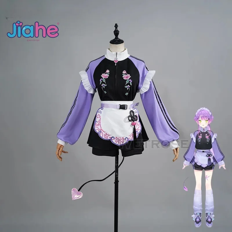 

Amane Kanata Cosplay Hololive JP Tokoyami Towa Costume 2025 New Women Sportswear Halloween Carnival Fashion Maid Dress Uniform
