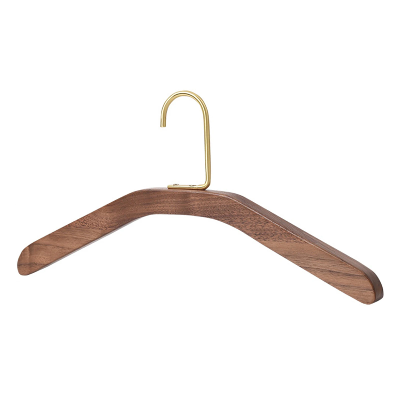 Black Walnut Solid Wood Coat Rack Good Toughness Not Easy To Break Suitable For Balcony