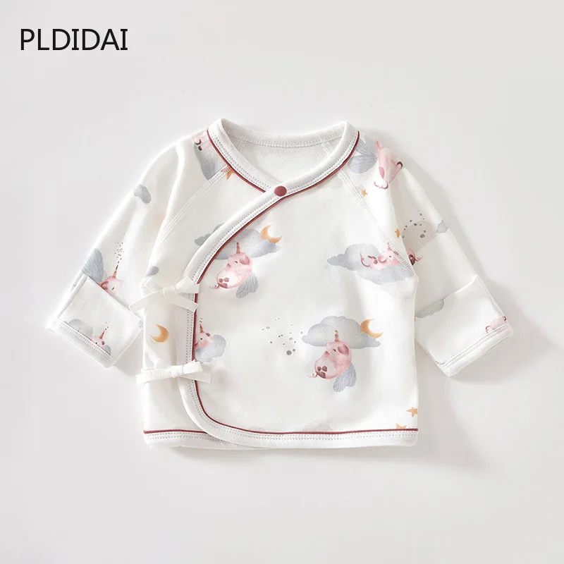 Newborn baby clothes long sleeve spring and autumn half back clothes newborn baby summer jacket monk clothes spring clothes