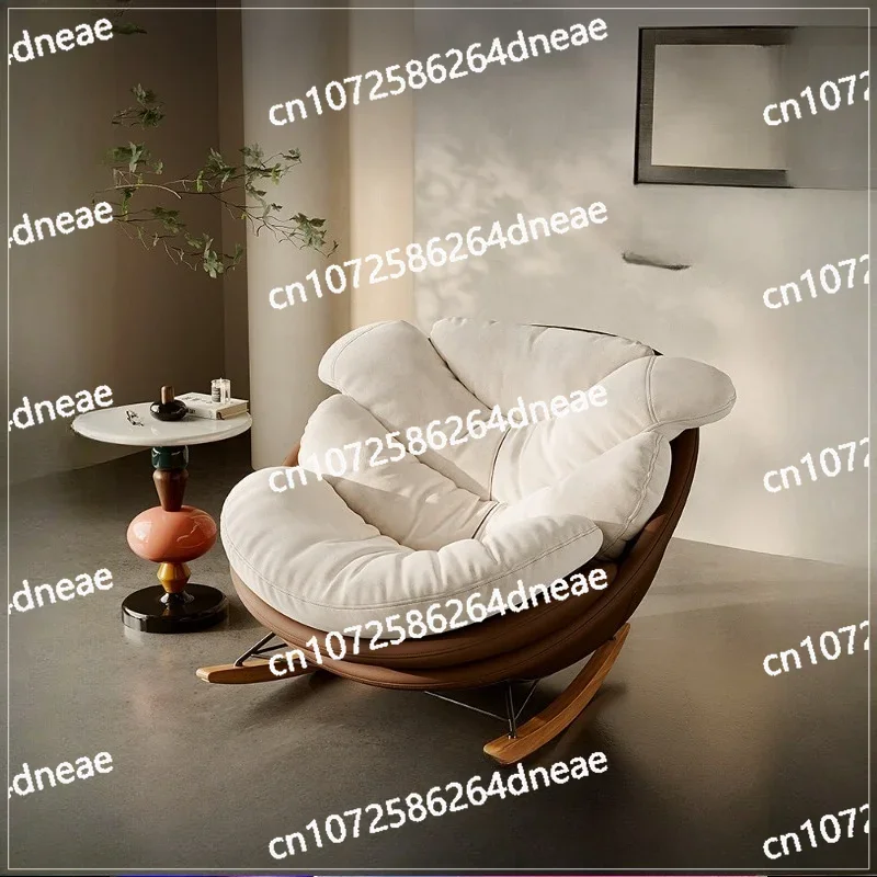 

Italian minimalist butterfly rocking chair sofa chair living room single sofa new customer