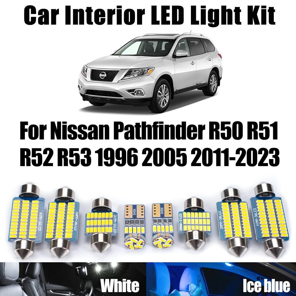 Canbus LED Interior Reading Dome Vanity Mirror Bulbs Light Kit For