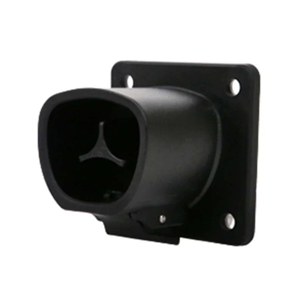 Wall Mount Charger EV Charging Cord Bracket Garage Installation Black Wear-resistant Feature Anti-corrosion Design