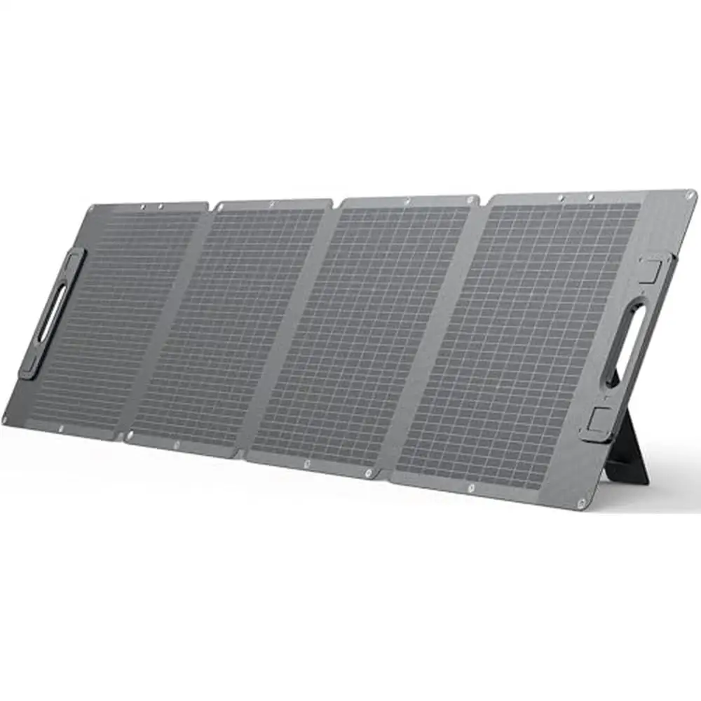 Portable Solar Panel Charger 210W Foldable Adjustable Kickstand High Efficiency Monocrystalline PV Module Fast Charging Outdoor