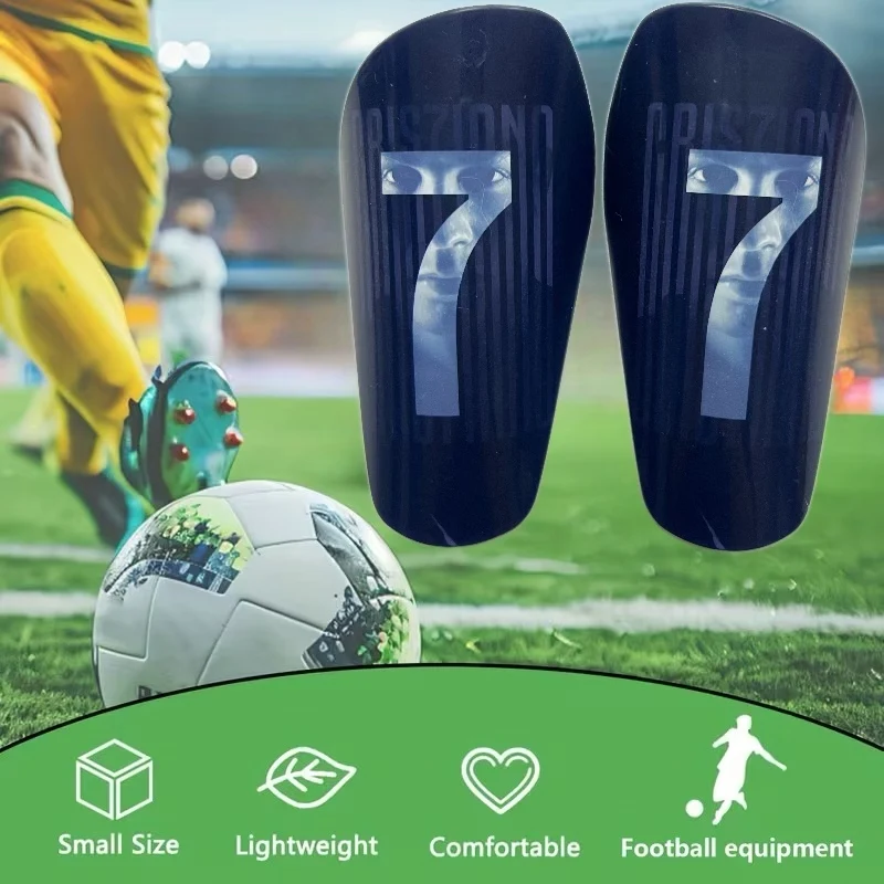 1 Pair Shin Pads Football Training Shin Guards Wear-resistant Shock Absorbing Soccer Leg Protector Soccer Training Shank Board