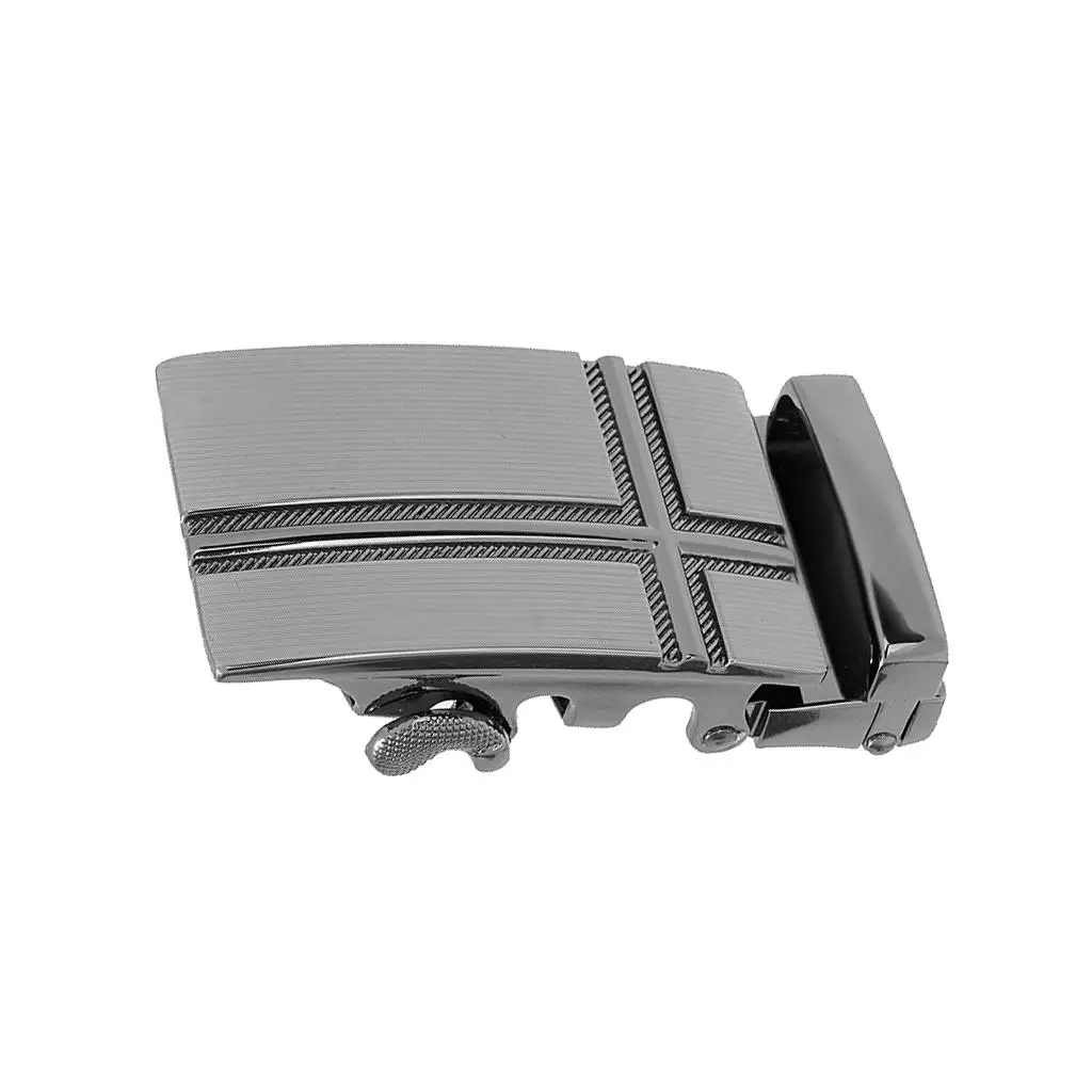 2x Belt Buckle Only Automatic Slide Buckle Causal for 35mm Belt Accessories