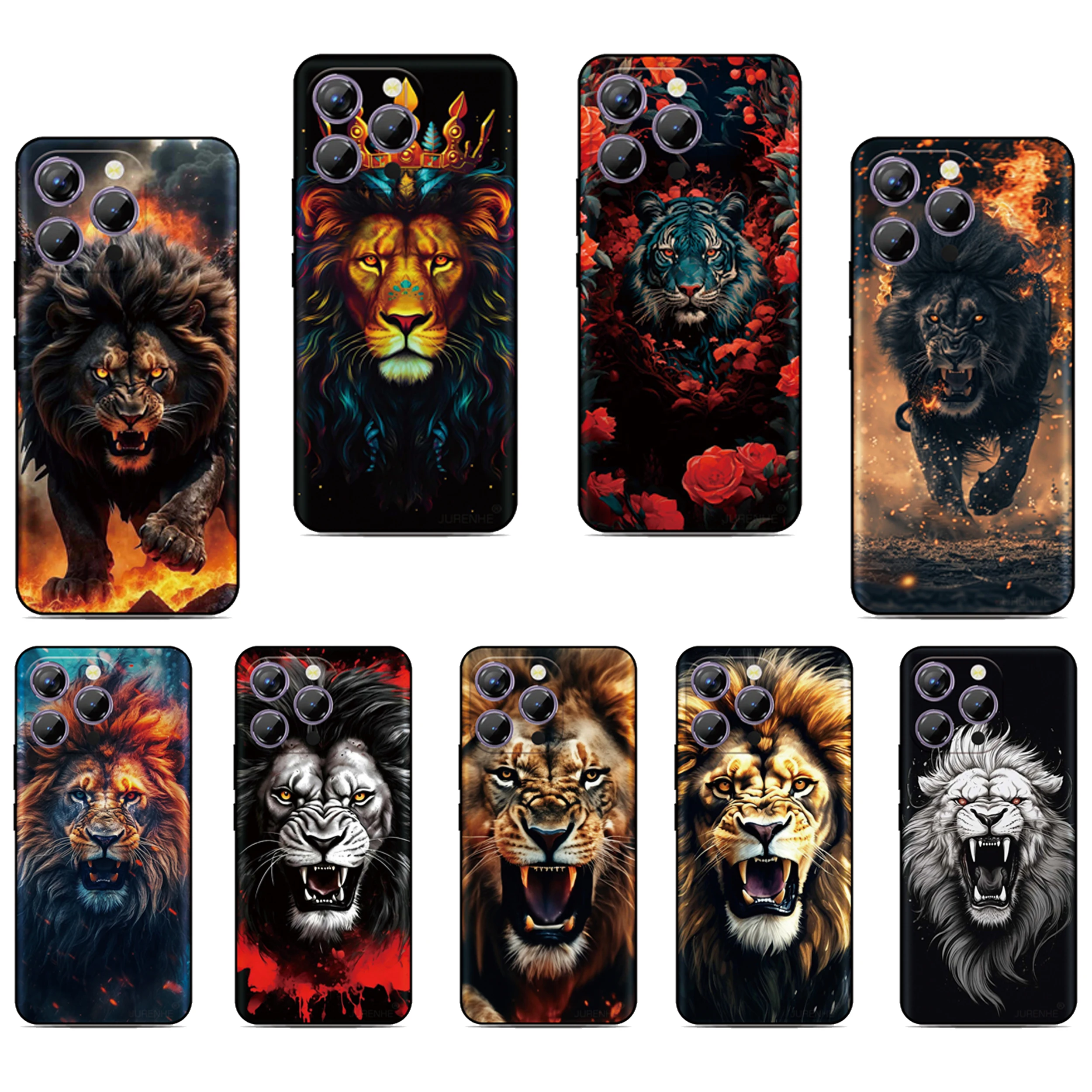 

Lion Roar Cover For Realme C85 15 Pro 5G C75 C51 C53 C63 C65 C67 C31 C30 C35 C55 C33 4G C21 C12 Reno 8T 10 8 7 Phone Case