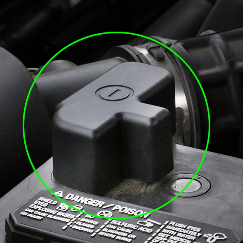 Car Engine Battery Negative Terminal Lid Cover Cap For Ford Explorer 2011 - 2018 Cable Protector 2012 2013 2014 2015 2016 2017