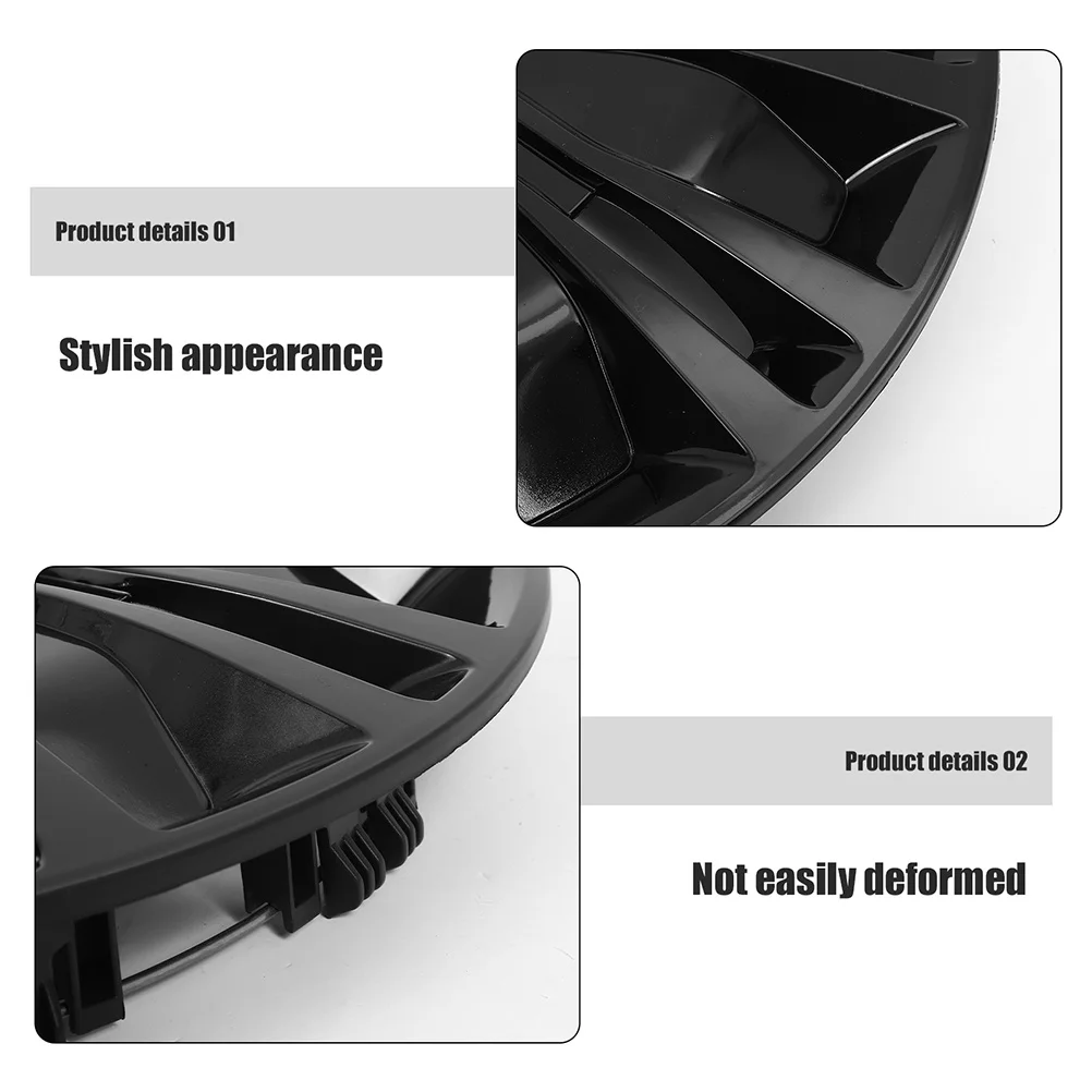 

Durable Wheel Cover Hubcap 13 Inch PP Material Refined Workmanship Quick Install Decorative Automotive Wheel Protection
