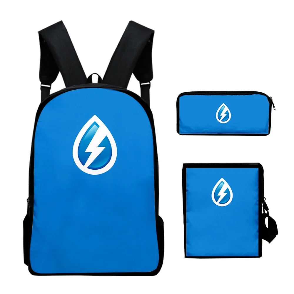 

PowerWash Simulator Merch Backpack 3 Pieces Sets Shoulder Bags Unisex Daypack Zipper Bag Unique Pencil Bag