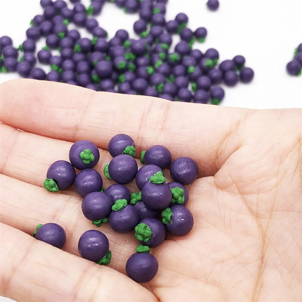 10 Uds fruta en miniatura mangostán cocina comedor púrpura simulación Prop para niños adultos Fidget alivio del estrés decoración de sala de juegos