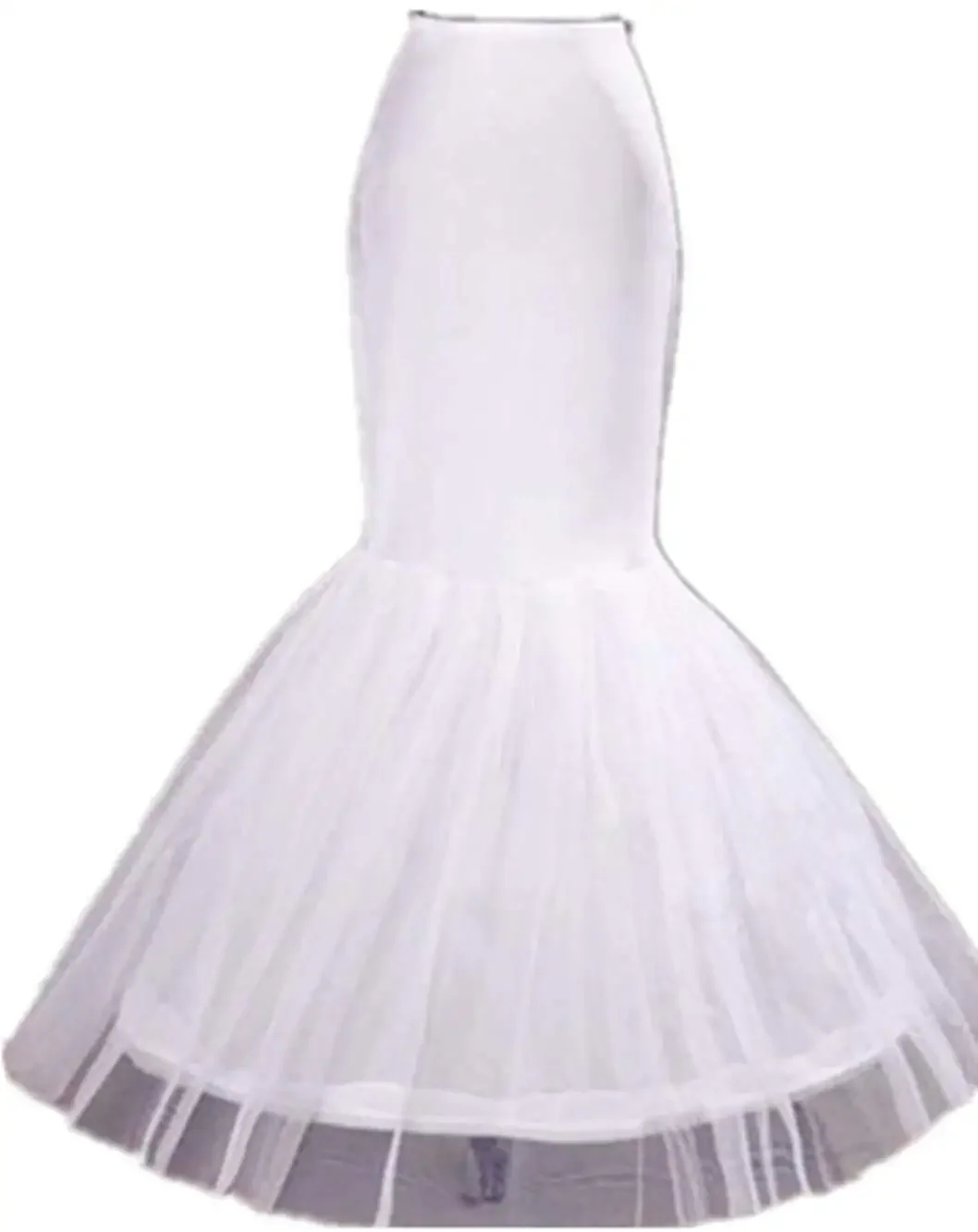 

New Fashioned Mermaid Petticoat for Prom Gown Crinoline Slips Underskirt for Wedding Dress 2024