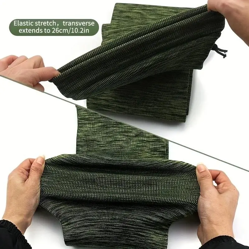 Silicone Treated Gun Sock Polyester Rifle Cover Fishing Rod Protection Case Tactical Hunting Sleeve Accessory