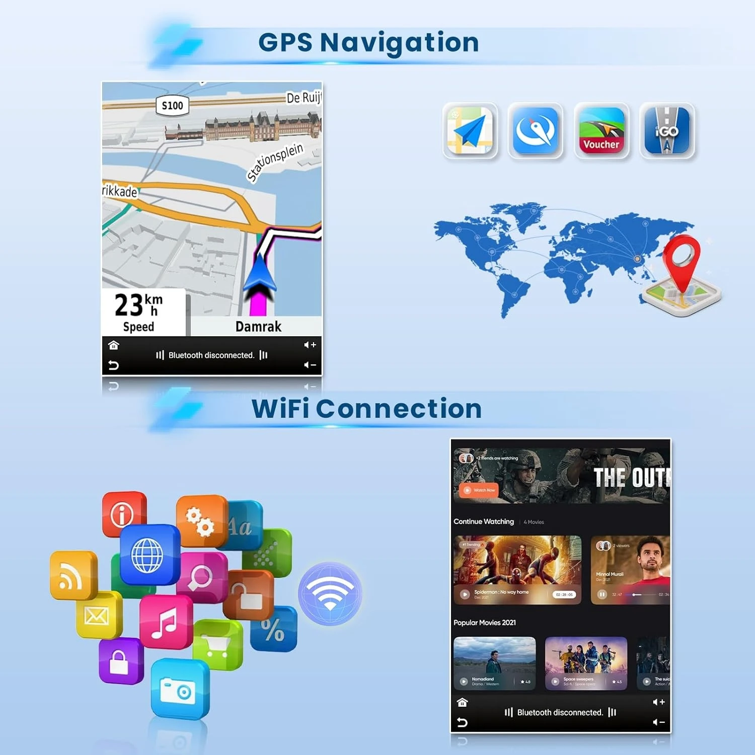 Radio de coche de 9.7 pulgadas para Opel Insignia Buick Regal 2009 - 2013 Carplay Android Auto Multimedia Navegación GPS Pantalla QLED Estéreo 5
