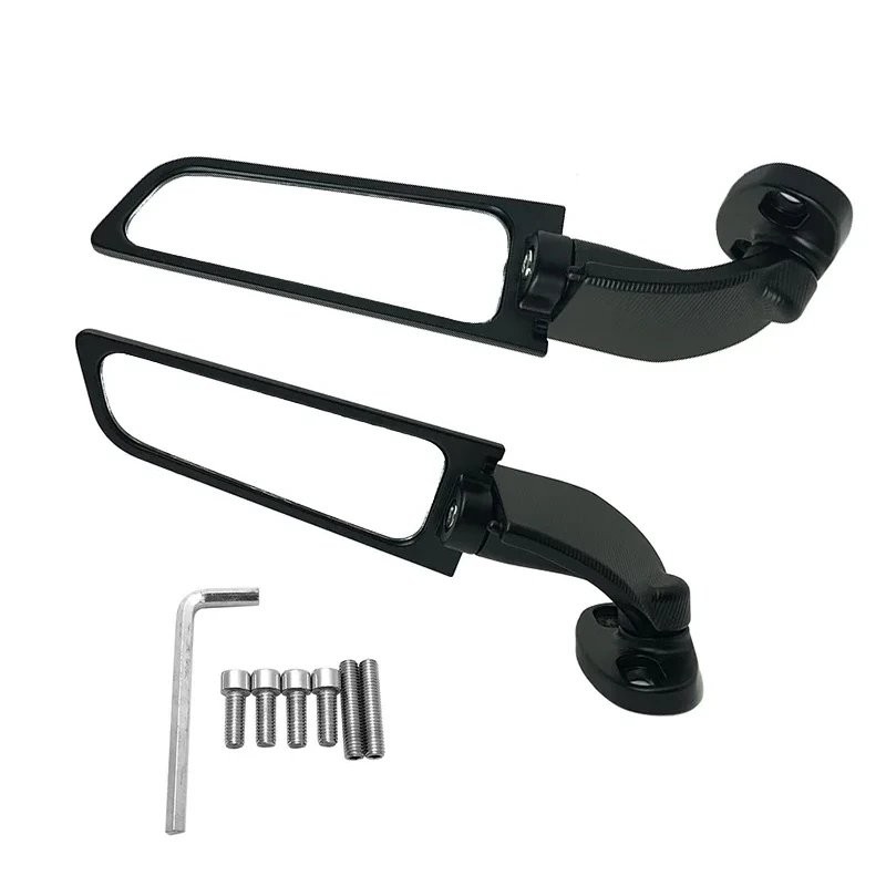 For YAMAHA MT 07 MT07 MT 09 MT09 SP MT 10 MT10 SP Motorcycle Mirror Modified Wind Wing Adjustable Rotating Rearview Mirror - view 4