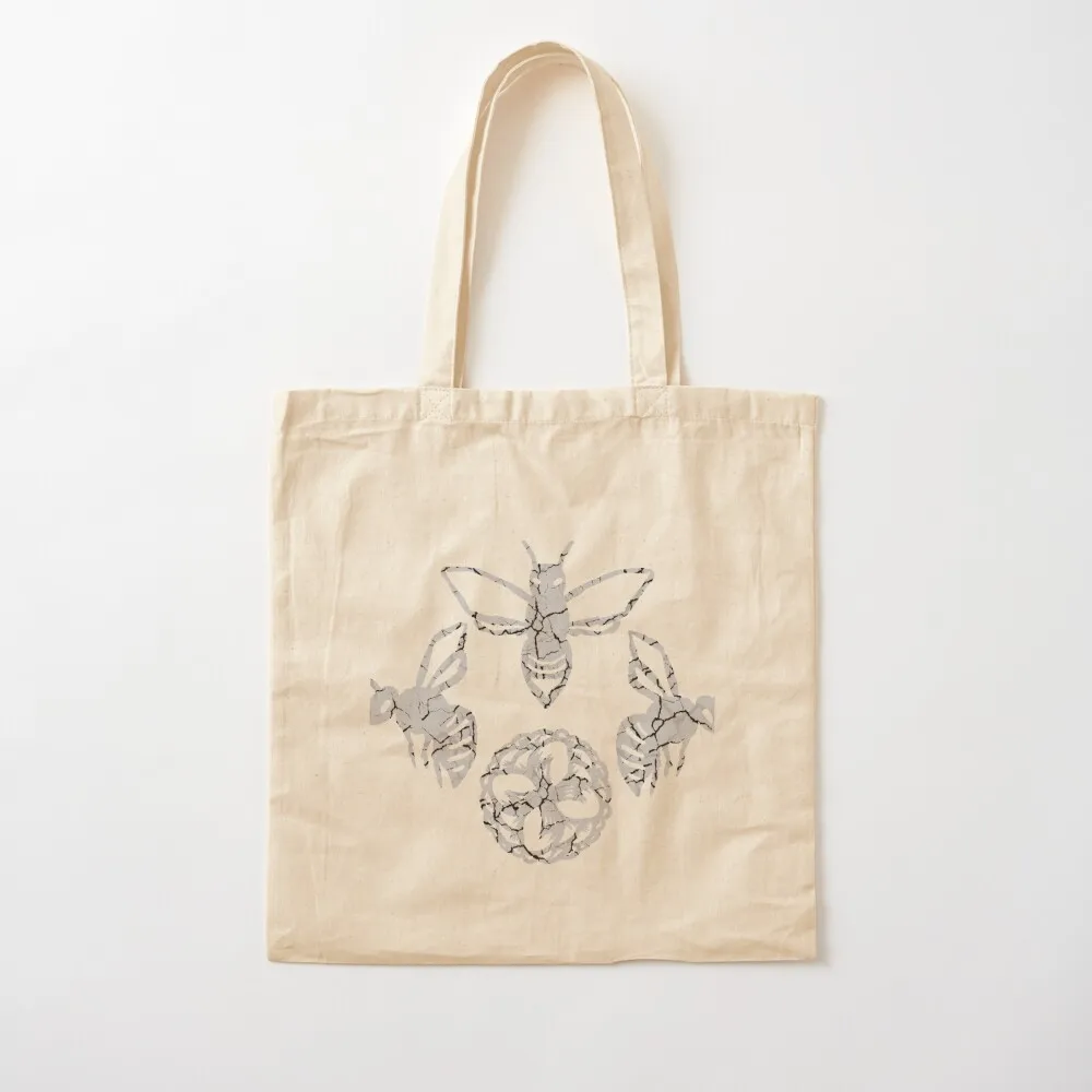 

Bees and a Flower- REDUX Tote Bag Cloth bags Gift bag Eco bag Women's shopping Canvas Tote