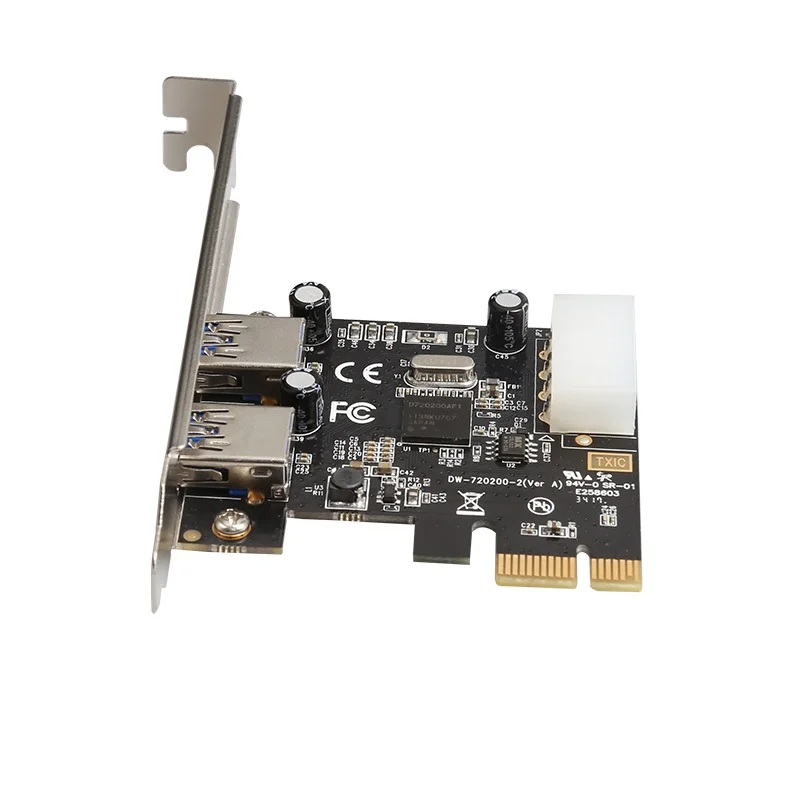 10 Uds. Tarjeta de expansión PCI USB 3,0 multipuerto de alta calidad Pci-e Riser portátil Usb 3,0 tarjeta Pci Express