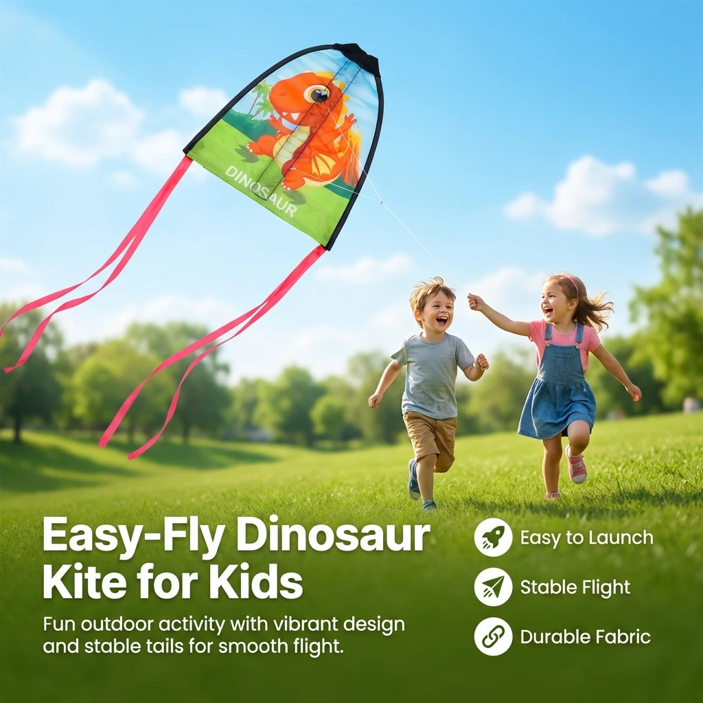 Kids Handheld Launcher Kite Toy Outdoor Flying Toy for Child