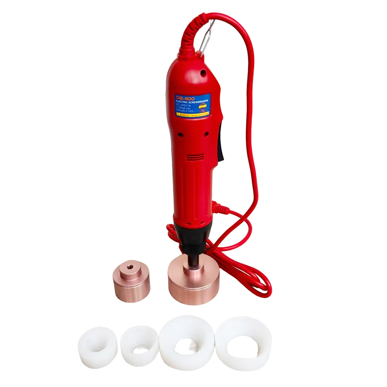 Manual Capping Machine Cap Capper 10-50mm ​Hand-held Electric Sealer Screw Cap Locker 220V Handheld Big Power 80W - Image 6