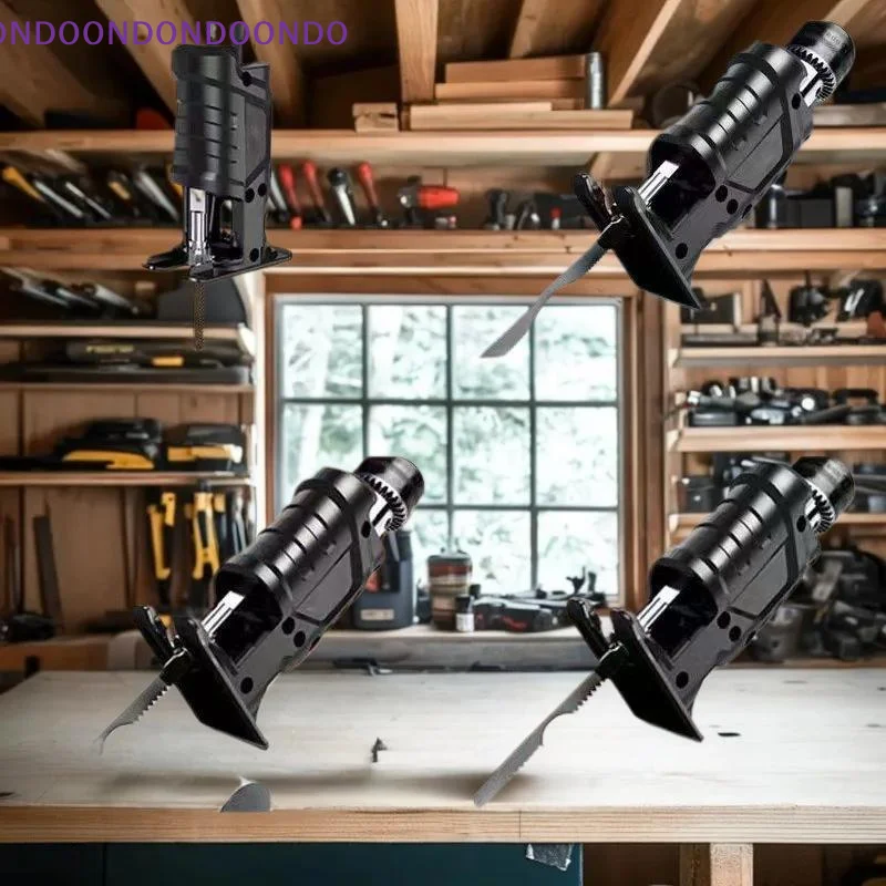 

Пакет электроинструментов для резки дерева, ПВХ, стальных труб с сабельной пилой и адаптером для электрической дрели