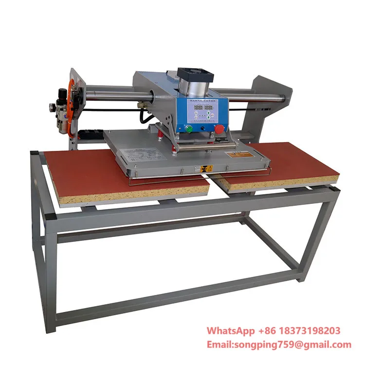 Máquina automática de prensado en caliente con impresión de hierro por sublimación 40x60