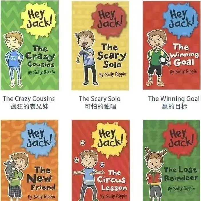 ¡20 libros Hola, Jack! Libro de cuentos en inglés para niños ¡Hey Jack! El libro completo para niños Jack Stack Bridge Book