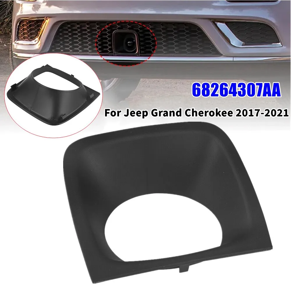 

68264307AA For Jeep Grand Cherokee 2017-2021 Front Adaptive Cruise Control Bezel Cover Grille ABS Car Accessories