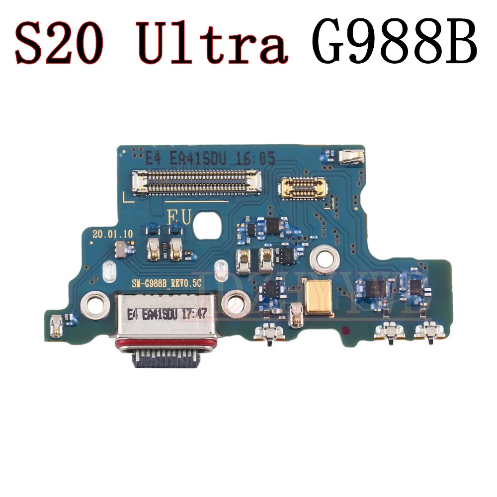 Microphone Antenna Charging Port Board For Samsung S20 Ultra 5G G988 Earpiece Loudspeaker Volume Signal Motherboard Flex Cable