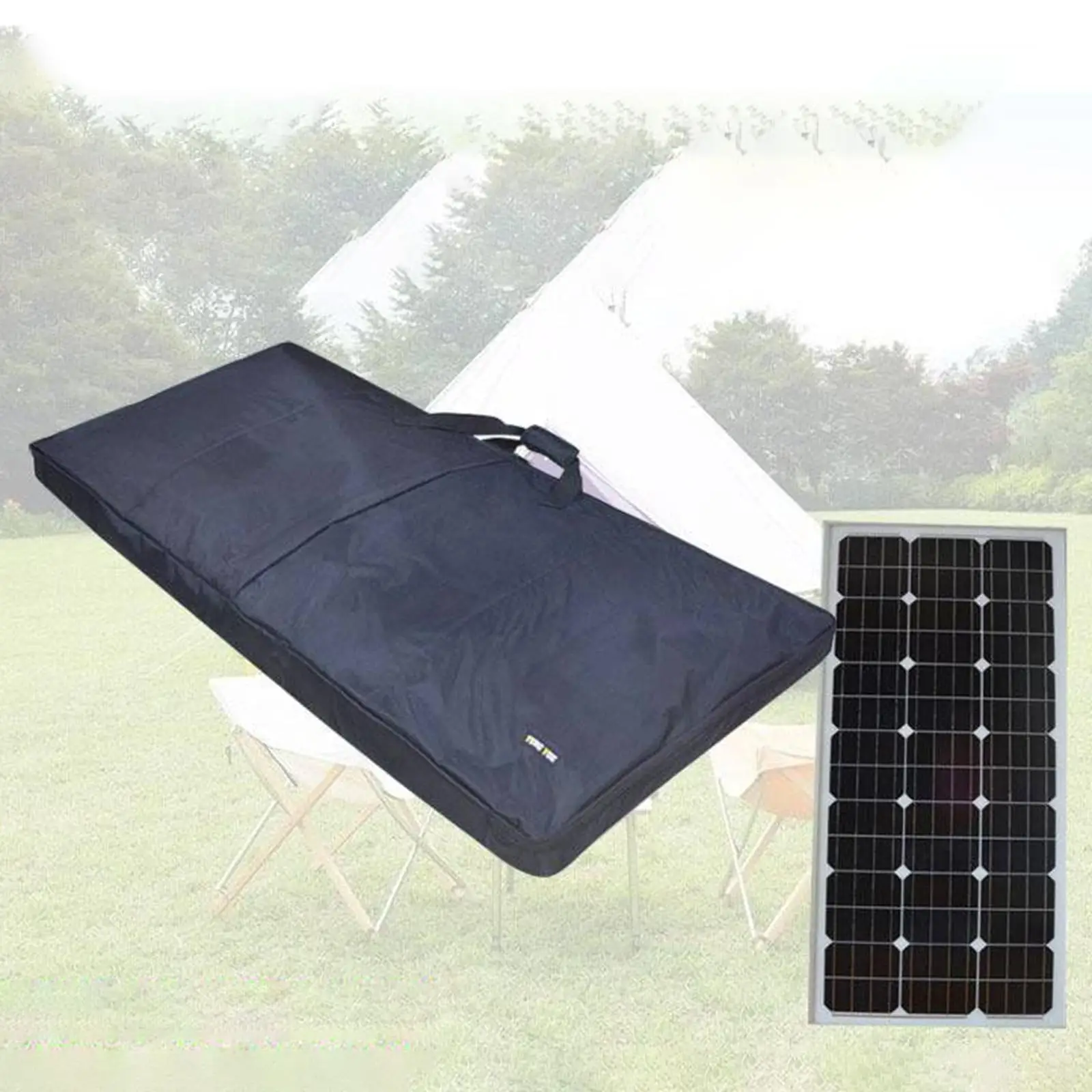 Padded Carrier Travel Carrying Case Solar Panel Storage Bag Handbag for Painting Home Appliances Sketching Photography Camping