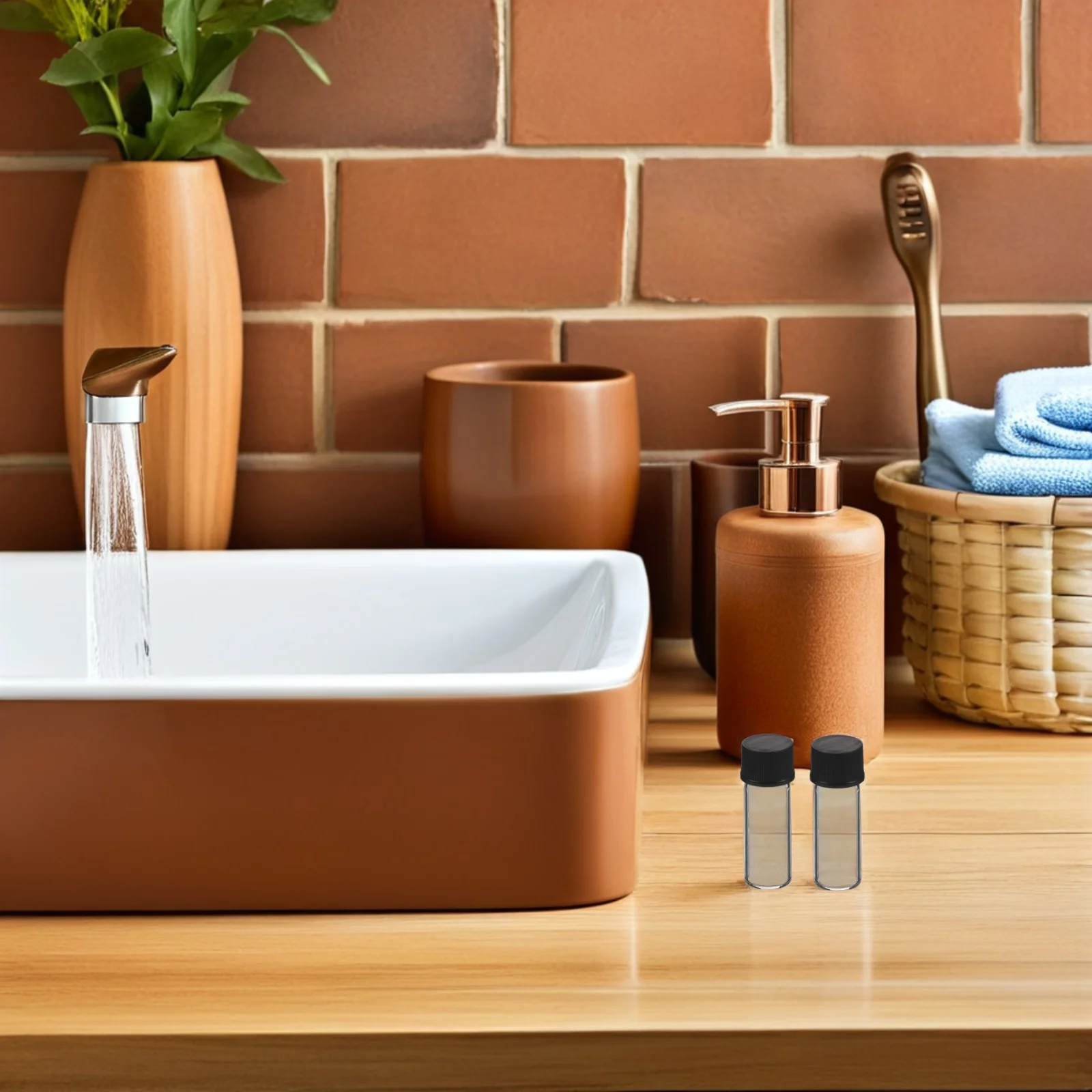 

100Pcs Glass Sample Jars 2Ml Clear Mini Vials with Screw Caps Compact Leak-Resistant Containers for Cosmetics Use