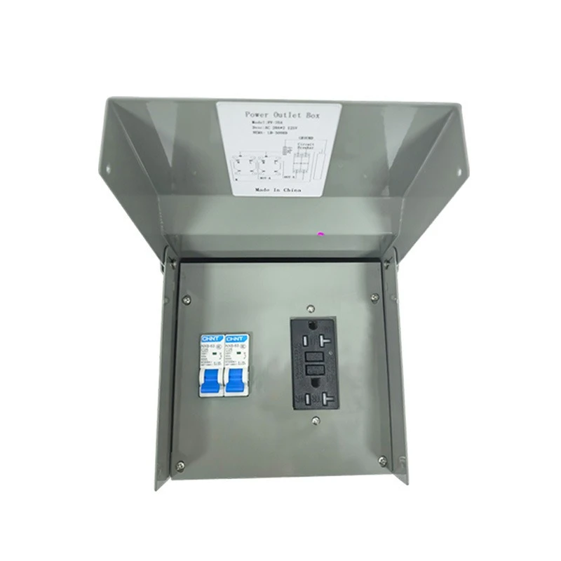 

GFCI003 Outdoor RV Multifunctional Waterproof Socket Genuine 20A Industrial Socket Box