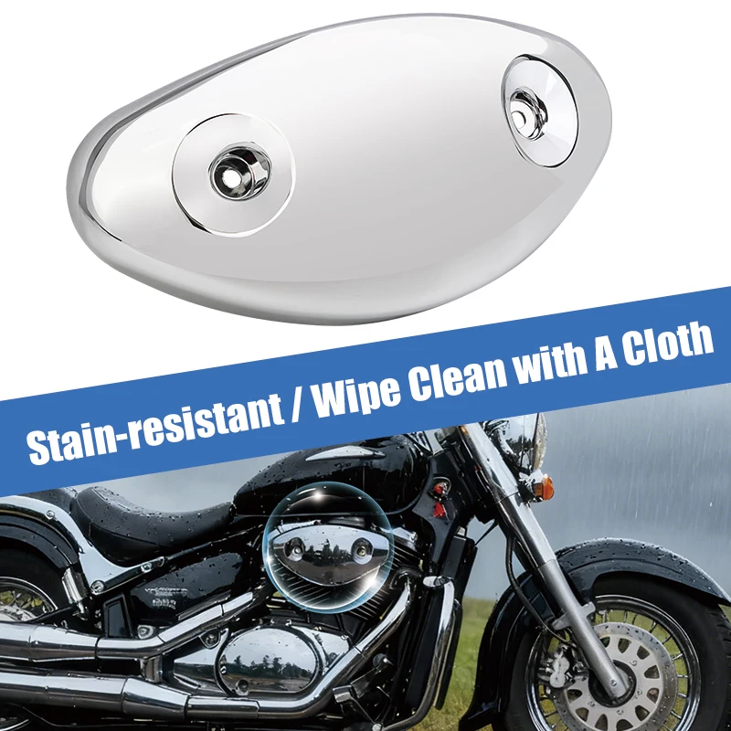 For Suzuki VL400 VL 400 800 VL800 2001-2017 Motorcycle Chrome Air Filter Cleaner Cover Engine Guards Intake Case Covers Parts